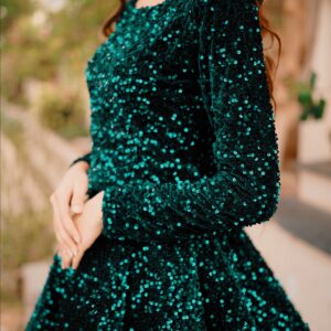 Lyra Luxury Ball Gowm (Bottle Green)