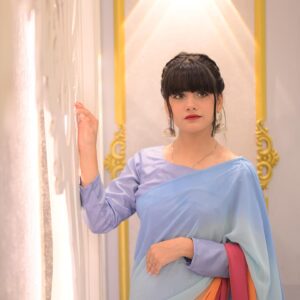 Ombré Chiffon Saree